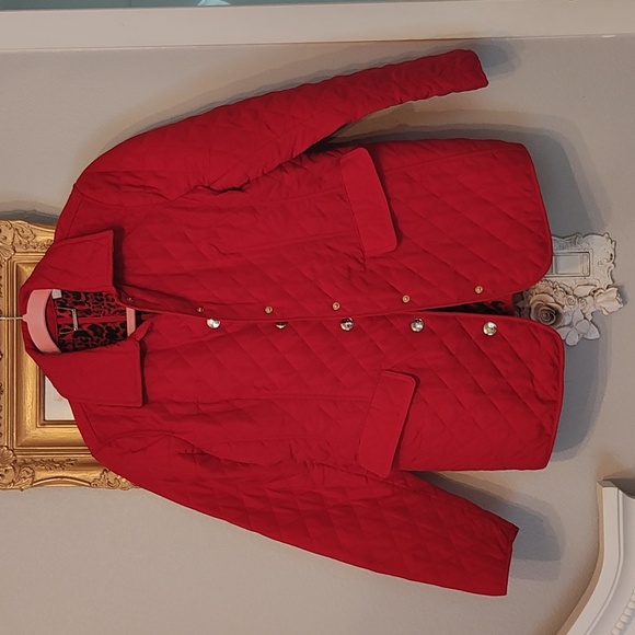 Chico's Jackets & Blazers - Chico's red quilted jacket